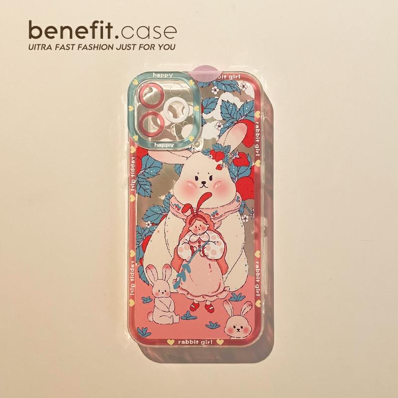 Mobil Kreativa Tillbehör |   Fördelar Kreativ Blomsterkanin Tjej Passar 15 Iphone 13 Pro Max Cartoon Transparent Mobilskal Iphone 12 Mini Mjukt 14 Pro Max Fodral 11 Xs Max Stöttålig X Tjej 8 Plus/7 Mobil Kreativa Tillbehör Mobil Kreativa Tillbehör