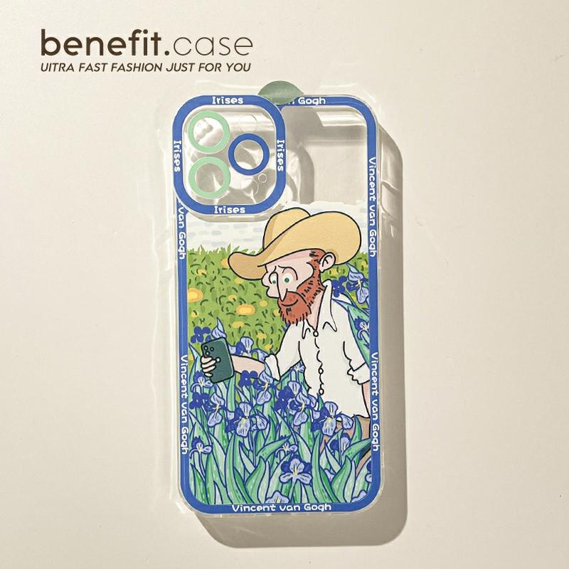 Mobil Kreativa Tillbehör |   Fördelar Med Konst Ins Oljemålning Irisblommor Van Gogh Passar Iphone 15, Iphone 13 Pro Max Mobilskal, Iphone 12 Stöttåligt, Iphone 14 Pro Max Ny, Iphone 11 Tjej, Iphone Xs Max Kreativt Transparent Silikon, Iphone 8 Plus. Mobil Kreativa Tillbehör Mobil Kreativa Tillbehör